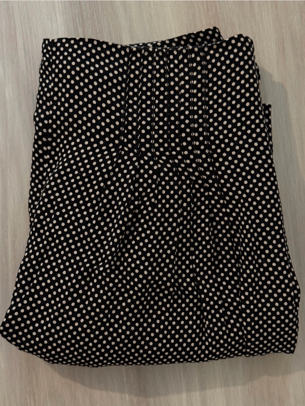 Anthropologie Maeve Cabo Black and White Polka Dot Wide-Leg Pants - Picture 8 of 10